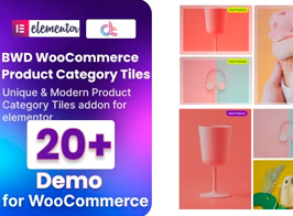 BWD WooCommerce Product Category Tiles Addon For Elementor