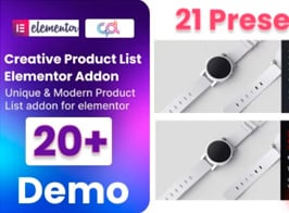BWD WooCommerce Product List Addon For Elementor
