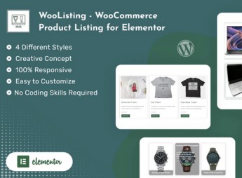 WooListing – WooCommerce Product Listing for Elementor