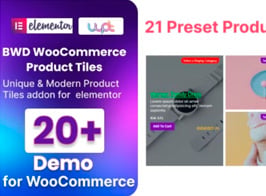 BWD WooCommerce Product Tiles Addon For Elementor