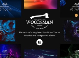 Woodsman – Elementor Coming Soon WordPress Theme