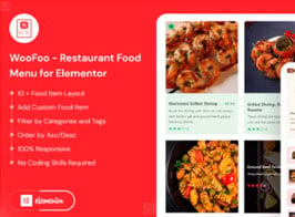 WooFoo – Restaurant Food Menu Plugin for Elementor