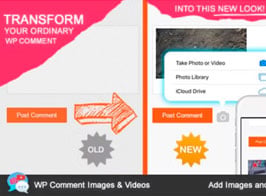 WP Comment Images and Videos