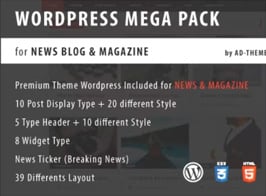 WP Mega Pack for News, Blog and Magazine – All you need