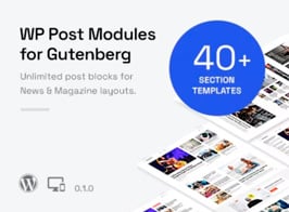 WP Post Modules for NewsPaper and Magazine Layouts (Gutenberg Block)