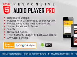HTML5 Audio Player PRO – Addon for WPBakery Page Builder