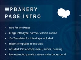 WPBakery Page Intro