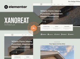 Xanoreat – Architecture Elementor Template Kit