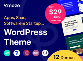 Xmoze – Saas Software Startup WordPress