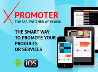 xPromoter – Top Bar Switcher Responsive WordPress Plugin