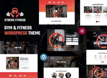 Xtreme Fitness – Gym & Fitness WordPress Theme