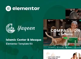 Yaqeen – Islamic Center and Mosque Elementor Template Kit