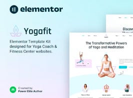 Yogafit — Yoga Coach & Fitness Center Elementor Template Kit