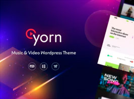 Yorn – Music & Video WordPress Theme