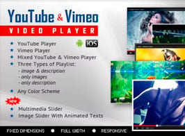 Youtube Vimeo Video Player and Slider WP Plugin
