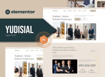 Yudisial – Law Firm Elementor Template Kit