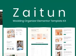 Zaitun – Wedding Organizer Elementor Template Kit