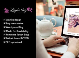 Zarja – Feminine WordPress Blog Theme