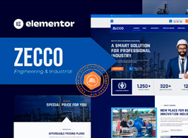 Zecco – Engineering & Industrial Company Elementor Template Kit