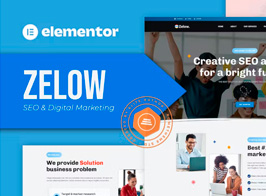 Zelow – SEO & Digital Marketing Agency Elementor Template Kit