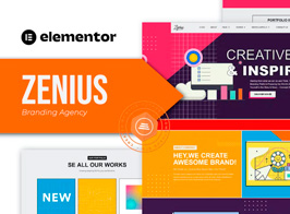 Zenius – Colorful Branding Agency Elementor Template Kit