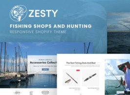ZestyFish – Fishing Shop Responsive Shopify Theme