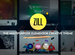 Zill – Multipurpose Elementor Creative Theme