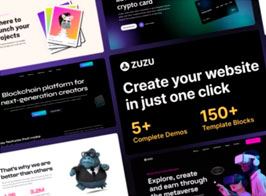 Zuzu – NFT & Crypto WordPress Theme