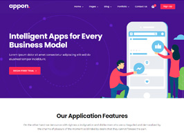 Appon – App & SaaS Software Theme