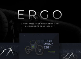 ERGO – A Versatile Bike Shop News and eCommerce Template Kit