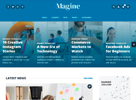 Magine – Business Blog WordPress Theme