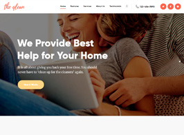 The Qlean | Housekeeping & Cleaning Company WordPress Theme