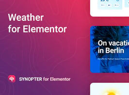 Synopter – Weather for Elementor