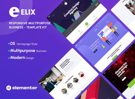 Elix – Responsive Multipurpose Creative Business Template Kit