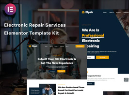 Elpair – Electronic Repair Services Elementor Template Kit