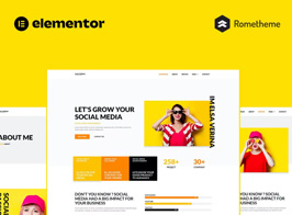 Elsa – Social Media Marketing & Management Elementor Pro Full Site Template Kit
