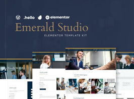 Emerald Studio – Digital Agency Elementor Template Kit