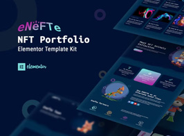 Enefte – NFT Portfolio Elementor Template Kit