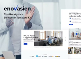 Enovasien – Creative Agency Elementor Pro Template Kit