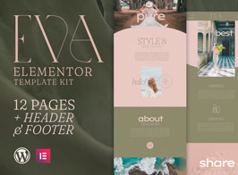 EVA – Fashion WooCommerce Elementor Template Kit