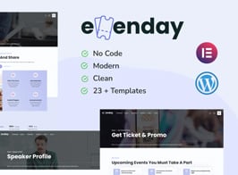 Evenday – Event Management & Expo Orgaziner Elementor Pro Template Kit
