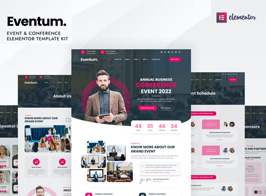 Eventum – Event & Conference Elementor Template Kit