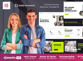 Ever Organize – Personal Assistant Elementor Template Kit