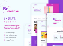 Exolve | Creative Portfolio Elementor Template Kit