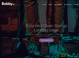 Bobby – Creative Service Landing Page Drupal 8 Theme