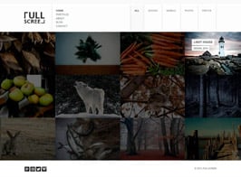 Fullscreen – Photography Portfolio Drupal Theme