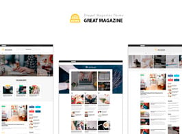 Great – Responsive Magazine News Drupal 9 Theme
