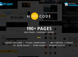 H-code – Multipurpose Commerce Drupal Theme