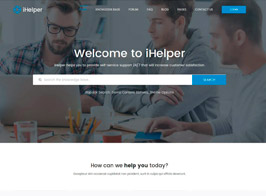 iHelper – Knowledge & Helpdesk Drupal 10 Theme