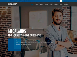 Megalands – Multipurpose Landing Pages Drupal 8